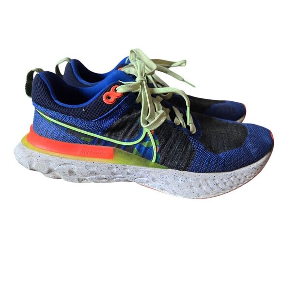 NIKE x React‎ Infinity Run Flyknit 2 A.I.R. Run Blue SIZE 9 Kelly Anna London main image 4